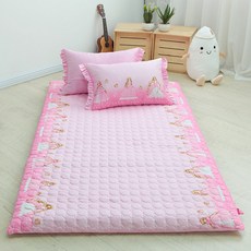 이블랑 순면 누빔 요커버, 장미공주 핑크