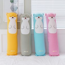 조우니 뭉찌 바디필로우 안고자는 대형롱쿠션, 뭉찌 바디필로우01 커버만(블루)