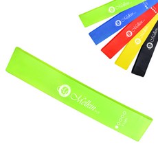 멜킨 루프밴드 스쿼트자세 운동 다이어트 홈트 라텍스 탄력밴드, 그린