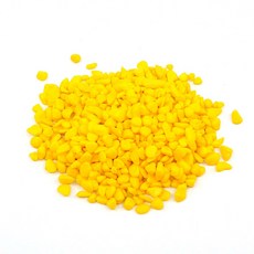 비오스 테라리움 재료 마리모 자갈 무지개 칼라 색돌 100g, 노랑, 1개