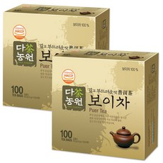 다농원 보이차, 600mg, 100개입, 2개
