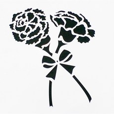 다하임 스텐실 모음, 카네이션더블(사각), 1개