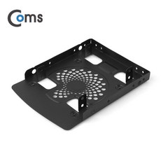 ASKS977 하드 가이드 철재 2.5-3.5 검정 2.5 HDD SSDx2 장착용 나사포함, 1개