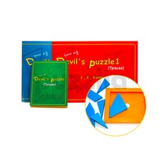 퍼즐리아 악마의퍼즐 활용세트, 1인용, 혼합색상, 1개