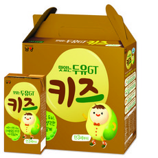 맛있는두유GT키즈, 64개, 180ml