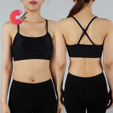 코러스라인 끈나시X탑무광스판 댄스복 줌바댄스복 방송댄스복 에어로빅복, 검정