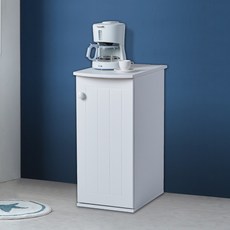 티디팩토리 슬림형수납장 정수기받침대, 슬림-화이트