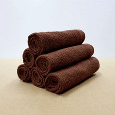 미스타쭌 업소용 바리스타 커피 행주 물수건 주방 순면100%, 진밤색, 1개