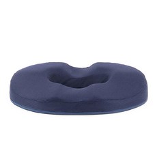 아이오몰 남성용 메모리폼 4U컷 도넛방석, 매쉬네이비, 1개