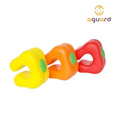 아가드 피망도어쿠션 문닫힘방지, 오렌지, 2개