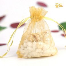 다용도 망사주머니, 4. M(13x18)골드, 1개