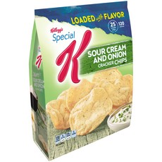 켈로그 사우어 크림 앤 어니언 크래커 칩, 113g, 1개