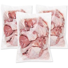 벅스웨이 염지닭 11호, 3개, 1kg