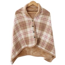 와이홈 망토 담요 똑딱이 숄더 블랭킷 극세사 양털 어깨 무릎