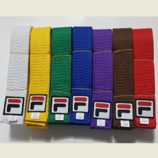 FILA 휠라 칼라벨트. 색띠 FILA색띠 태권도띠, 흰띠, 1개