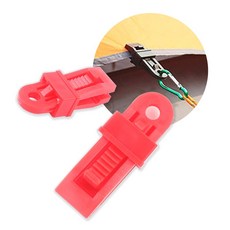타프고정클립 스트링 스토퍼 타프집게 타프고정 텐트고정 JJ650, JJ650 레드