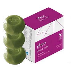 오베오 진화광수 수제 천연비누 버블비누 버블솝(스킨바) 클렌징비누, 110g, 3개