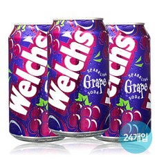 웰치 소다 포도 뚱캔 355ml x 24개입 웰치스, 24개