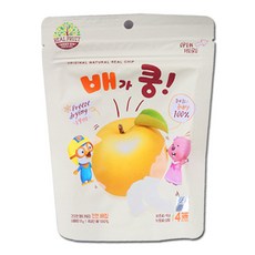 해호 뽀로로 천연과일칩 배가 쿵, 4개, 15g
