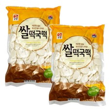 사조오양 쌀 떡국떡, 1kg, 2개