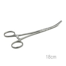 조이십자수 곡선 겸자가위(1개) 가위, 18cm, 1개