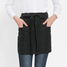 그랜드유니폼 허리형 미니 엉덩이덮개 앞치마 1 블랙(A-215) 조리복 조리앞치마