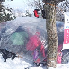 파파앤몰 비닐쉘터 등산비닐 백패킹 바람막이 천막 쉘터 텐트 겨울등산 비닐막쉘터, 제품10-고리형(9-10인용)