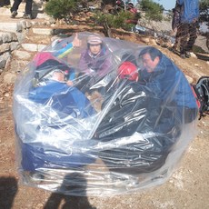 파파앤몰 비닐쉘터 등산비닐 백패킹 바람막이 천막 쉘터 텐트 겨울등산 비닐막쉘터, 제품04-일반형(9-10인용)