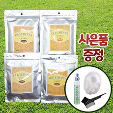 올가 천연 헤나 파우더 염색약, 다크브라운, 1개