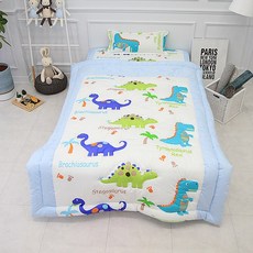 단잠 순면차렵이세트 캐릭터이불세트 아동이불세트-(차렵이불+패드+베개커버+베개솜), 화이트