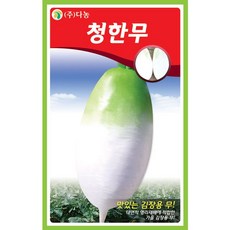갑조네 뿌리 채소류 씨앗 모음, 청한무(씨앗), 1개