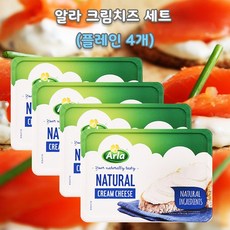 알라 크림치즈 플레인 150gx4개/덴마크치즈/냉장무배, 600g, 4개