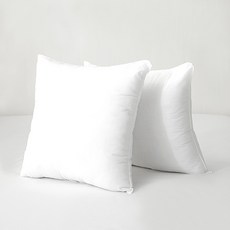 애프터식스 2장 지퍼형 사각 쿠션솜 국내생산 4040 5050, 2개