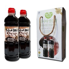 [일촌] 다시마맛간장 명품선물세트 만능소스 양조 간장, 2개, 900ml