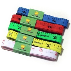 TTangs 칼라피팅줄자 재단자, 피팅줄자(블루)캡X, 1개