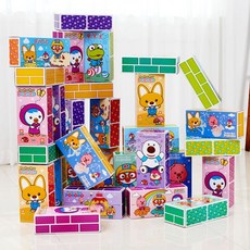 뽀로로 종이벽돌블럭, 대형 30개입, 1개