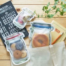 메이앤홈 메이슨자 멀티 지퍼백(3size) 지퍼백, 1개