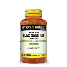 매이슨네츄럴스 오메가 3-6-9 플랙스 씨드 오일 1000mg 소프트젤, 1개, 100정