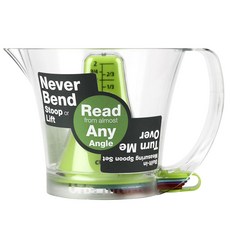어반트렌드 리버소 계량컵 & 스푼 세트, 혼합 색상, 480ml, 1개