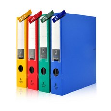 모닝글로리 7000 투컬러 3공 D링바인더 50mm, 레드, 1개