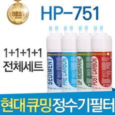 현대 큐밍 HP-751 고품질 정수기 필터 호환 전체 1년, 선택02_1년관리세트(4+2+1+1=8개), 1개