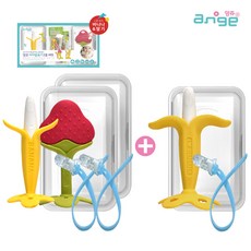 앙쥬 치발기 2종세트 + 왕바나나치발기세트 치아발육기, 2종세트(바나나+딸기) + 왕바나나치발기세트, 1개
