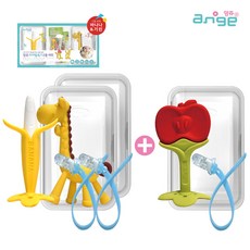앙쥬 치발기 2종세트 + 사과치발기세트 치아발육기, 2종세트(바나나+기린) + 사과치발기세트, 1개