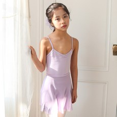 국산 유아/성인용 베이직 랩 발레스커트(바이올렛)