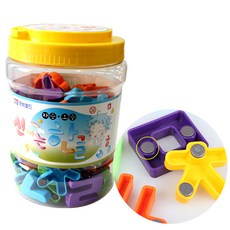 [포비월드] 포비 자석공부세트 (통) 한글 - 한글공부 자석한글 한글자석 한글자석퍼즐, 1세트