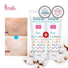 프레티 매끈새결 각질잡는 필링젤, 100g, 2개