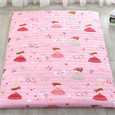 지베딩 순면 소녀 요매트세트, 핑크