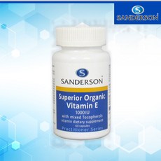 샌더슨 오가닉 비타민E 1000IU 60정X6개, 1개, 60정