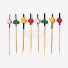 더팩 9cm 모양꼬지 빨강하트 (100개-10000), 1개, 100개