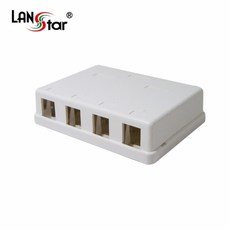 랜스타 돌출형 아웃렛 Blank box 4port 대만산, 단일 모델명/품번, 1개